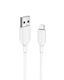 Anker Powerline III Lightning Cable, Ultra Durable USB A to Lightning Cable, MFi Certified for iPhone 11 Series/SE/Xs/XR, and More (3FT,White)
