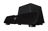 Razer Leviathan: Dolby 5.1 Suround Sound - Bluetooth aptX Technology - Dedicated Powerful Subwoofer for Deep Immersive Bass - PC Gaming and Music Sound Bar