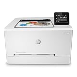 HP Color LaserJet Pro M255dw Wireless Laser Printer, Remote Mobile Print, Duplex Printing, Works with Alexa (7KW64A), White