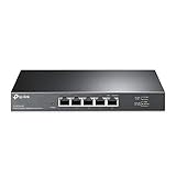 TP-Link TL-SG105-M2 5 Port Multi-Gigabit Unmanaged Network Switch, Ethernet Splitter 2.5G Bandwidth Plug & Play Desktop/Wall-Mount Fanless Metal Design