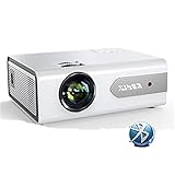 YABER V3 Mini Bluetooth Projector 9000L Full HD 1080P And Zoom Supported, Portable LCD LED Home & Outdoor Projector For IOS/Android/TV Stick/PS4/PC/Bluetooth Speaker