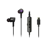 ASUS ROG Cetra II in-Ear Gaming Headphones | Earbuds, Microphone, ANC, USB-C, Aura Sync RGB Lighting, Bundled Travel Case, Silicon Tips, Compatible with Laptop, Switch, ROG Phone and Smart Devices