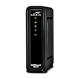 ARRIS (SBG10) - Cable Modem Router Combo - Fast DOCSIS 3.0 16 x 4 Gigabit & AC1600 WiFi, For Comcast Xfinity, Cox, Spectrum, 400 Mbps Max Internet Speeds