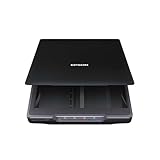 Epson Perfection V39 Color Photo & Document Scanner with Scan-To-Cloud & 4800 Optical Resolution, Black
