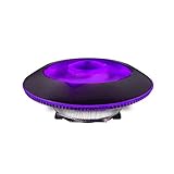 Cooler Master MasterAir G100M RGB Low Profile CPU Air Cooler Copper Heat Column Technology Ring and Fan (MAM-G1CN-924PC-R1)