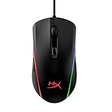 HyperX Pulsefire Surge - RGB Wired Optical Gaming Mouse, Pixart 3389 Sensor up to 16000 DPI, Ergonomic, 6 Programmable Buttons, Compatible with Windows 10/8.1/8/7 - Black