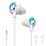 Swimbuds Made for Swimmers 100% Waterproof Sport Premium Headphones | Short Cord + Low Drag Design | 11 Unique Eartips for Watertight Fit