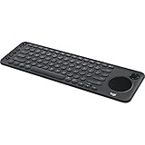 Logitech K600 TV - TV Keyboard with Integrated Touchpad and D-Pad Compatible with Smart TV - Graphite Black