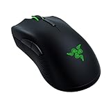 Razer Mamba Wireless Gaming Mouse: 16,000 DPI Optical Sensor - Chroma RGB Lighting - 7 Programmable Buttons - Mechanical Switches - Up to 50 Hr Battery Life