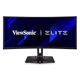 ViewSonic XG350R-C 35 Inch UltraWide 21:9 Curved 1440p 100Hz RGB Gaming Monitor with FreeSync HDR10 and Advanced Ergonomics for Esports