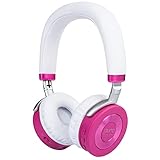 Puro Sound Labs JuniorJams Volume Limiting Headphones for Kids 3+ Protect Hearing – Foldable & Adjustable Bluetooth Wireless Headphones for Tablets, Smartphones, & PCs – 22-Hour Battery Life, Pink