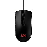 HyperX Pulsefire Core - RGB Gaming Mouse, Software Controlled RGB Light Effects & Macro Customization, Pixart 3327 Sensor up to 6,200DPI, 7 Programmable Buttons, Mouse Weight 87g,Black
