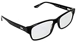 HyperX Spectre 1st Edition - Gaming Eyewear, Blue Light Blocking Glasses, UV Protection, Durable Acetate Frame, Crystal Clear Lenses, Microfiber Pouch, Hardshell Case, Square Eyewear Frame - Black