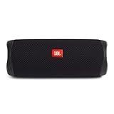 JBL FLIP 5, Waterproof Portable Bluetooth Speaker, Black, Small