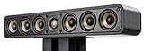 Polk Signature Elite ES35 Slim Center Channel Speaker - Hi-Res Audio Certified, Dolby Atmos & DTS:X Compatible, 1' Tweeter & (6) 3' Woofers, Dual Power Port for Effortless Bass, Stunning Black