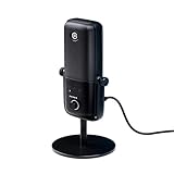 Elgato Wave:3 - Premium Studio Quality USB Condenser Microphone for Streaming, Podcast, Gaming and Home Office, Free Mixer Software, Sound Effect Plugins, Anti-Distortion, Plug ’n Play, for Mac, PC