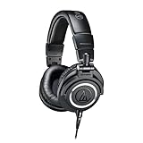 Audio-Technica ATH-M50x Professional Studio Monitor Headphones, Black