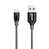Anker Powerline+ Micro USB (3ft) The Premium and Durable Cable [Double Braided Nylon] for Samsung, Nexus, LG, Motorola, Android Smartphones and More (Black)