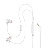 JBL Quantum 50 Wired, in-Ear Gaming Headphones with Inline Control - White