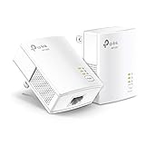 TP-Link Powerline Ethernet Adapter Starter Kit - AV1000 Gigabit Port, Plug&Play, Ethernet Over Power, Nano Size, Power Saving Mode (TL-PA7017 KIT)