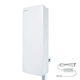Outdoor Tv Antenna, Antop Antenna Big Boy 80 Mile Multi-Directional HDTV Amplified Antenna