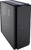 Corsair OBSIDIAN 1000D Super-Tower Case, Smoked Tempered Glass, Aluminum Trim - Integrated COMMANDER PRO Fan and Lighting Controller - Black