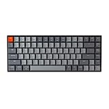 Keychron K2 75% Layout Bluetooth Wireless Mechanical Gaming Keyboard with Gateron G Pro Brown Switch/White LED Backlit/USB C/Anti Ghosting/N-Key Rollover, 84 Keys, for Mac Windows-Version 2