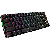 ASUS ROG Falchion Wireless 65% Mechanical Gaming Keyboard | 68 Keys, Aura Sync RGB, Extended Battery Life, Interactive Touch Panel, PBT Keycaps, Cherry MX Red Switches, Keyboard Cover Case