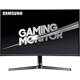 SAMSUNG 27-Inch CJG56 144Hz Curved Gaming Monitor (LC27JG56QQNXZA) – WQHD Computer Monitor, 2560 x 1440p Resolution, 4ms Response, Game Mode, HDMI, AMD FreeSync