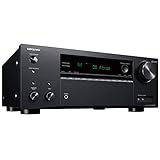 Onkyo TX-NR595 Home Audio Smart Audio and Video Receiver, Sonos Compatible and Dolby Atmos Enabled, 4K Ultra HD and AirPlay 2 (2019 Model), Black
