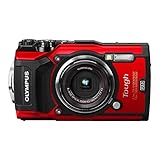 OM SYSTEM OLYMPUS TG-6 Red Underwater camera, Waterproof, Freeze proof, High Resolution Bright, 4K Video 44x Macro shooting