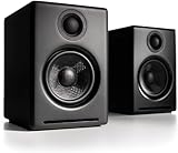 Audioengine A2+ Desktop 24 Bit Wireless Bluetooth Desktop Speakers - 60W Computer Speakers for Music and Gaming