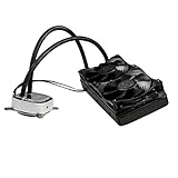 EVGA CLC 240mm, All-In-1 RGB LED CPU Liquid Cooler, 2x FX12 120mm PWM Fans, Intel, AMD, 5 Year Warranty, 400-HY-CL24-V1