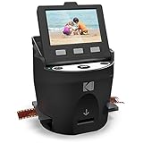 Kodak SCANZA Digital Film & Slide Scanner – Converts 35mm, 126, 110, Super 8 & 8mm Film to JPEG with 3.5' LCD, Easy-Load Inserts & Adapters