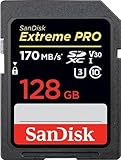 [Older Version] SanDisk 128GB Extreme PRO SDXC UHS-I Card - C10, U3, V30, 4K UHD, SD Card - SDSDXXY-128G-GN4IN