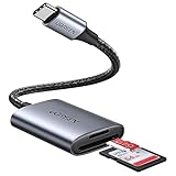 UGREEN USB C SD Card Reader, 2-in-1 Micro SD Memory Card Reader for TF SD Micro SD SDXC SDHC, USB SD Card Reader Type C Compatible with iPhone 16 15, Samsung Galaxy, MacBook, iPad, Trail Game Camera