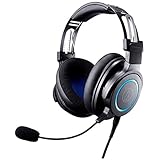 Audio-Technica ATH-G1 Premium Gaming Headset for PS5, Xbox Series X, Laptops, and PCs, with 3.5 mm Wired Connection, Detachable Mic, Black