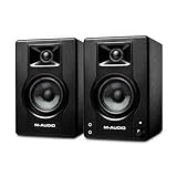 M-Audio BX3 3.5' Studio Monitors, HD PC Speakers for Recording and Multimedia with Music Production Software, 120W, Pair, Black