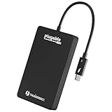 Plugable 1TB Thunderbolt 3 External SSD NVMe Drive (Up to 2400MBs/1800MBs R/W)