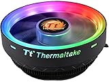 Thermaltake UX100 5V Motherboard ARGB Sync 16.8 Million Colors 15 Addressable LED Intel/AM5/AMD Universal Socket (LGA 1200) Hydraulic Bearing 65W CPU Cooler CL-P064-AL12SW-A