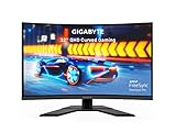 GIGABYTE G32QC 32' 165Hz 1440P Curved Gaming Monitor, 2560 x 1440 VA 1500R , 1ms (MPRT) Response Time, 94% DCI-P3, VESA Display HDR400, FreeSync Premium Pro