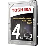 Toshiba X300 4TB Performance & Gaming 3.5-Inch Internal Hard Drive - CMR SATA 6.0 GB/s 7200 RPM 128 MB Cache - HDWE140XZSTA