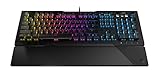 ROCCAT Vulcan 121 Mechanical PC Tactile Gaming Keyboard, Titan Switch, AIMO RGB Backlit Lighting Per Key, Anodized Aluminum Top Plate and Detachable Palm/Wrist Rest, Black