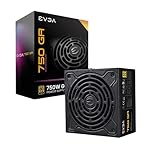 EVGA 220-GA-0750-X1 Super Nova 750 Ga, 80 Plus Gold 750W, Fully Modular, ECO Mode with Dbb Fan, 10 Year Warranty, Compact 150mm Size, Power Supply