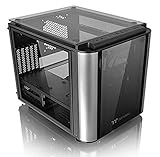 Thermaltake Level 20 VT Tempered Glass Interchangeable Panel DIY LCS Chamber Concept Micro ATX Modular Gaming Computer Case CA-1L2-00S1WN-00