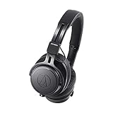 Audio-Technica M Series Remastered ATH-M60x Closed-Back On-Ear Dynamic Monitor Headphones with Detachable Cables, Black