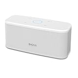 DOSS SoundBox Plus Portable Bluetooth Speaker with HD Sound and Deep Bass, Wireless Stereo Pairing, Built-in Mic, 20H Playtime, for Home, Outdoor, Travel - White