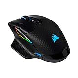Corsair Dark Core RGB Pro SE, FPS/MOBA Gaming Mouse with SLIPSTREAM Technology, Black, Backlit RGB LED, 18000 DPI, Optical, Qi wireless charging certified
