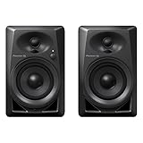 Pioneer DJ DM-40 - 21W 4' Two-Way Active Monitor - Black (Pair)