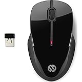 HP X3000 Wireless Mouse, Black (H2C22AA#ABL)